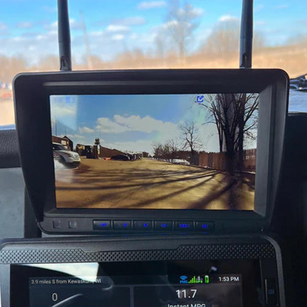 Wireless Backup Camera System With 7" LCD & 1-4 Cameras