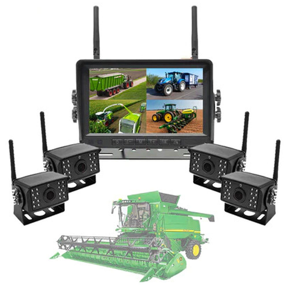 Wireless Backup Camera System With 7" LCD & 2-4 Cameras