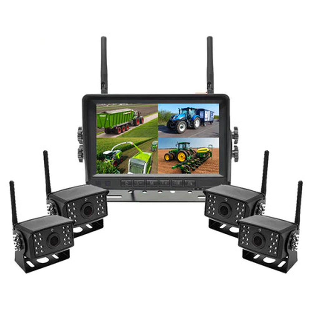 Wireless Backup Camera System With 7" LCD & 2-4 Cameras