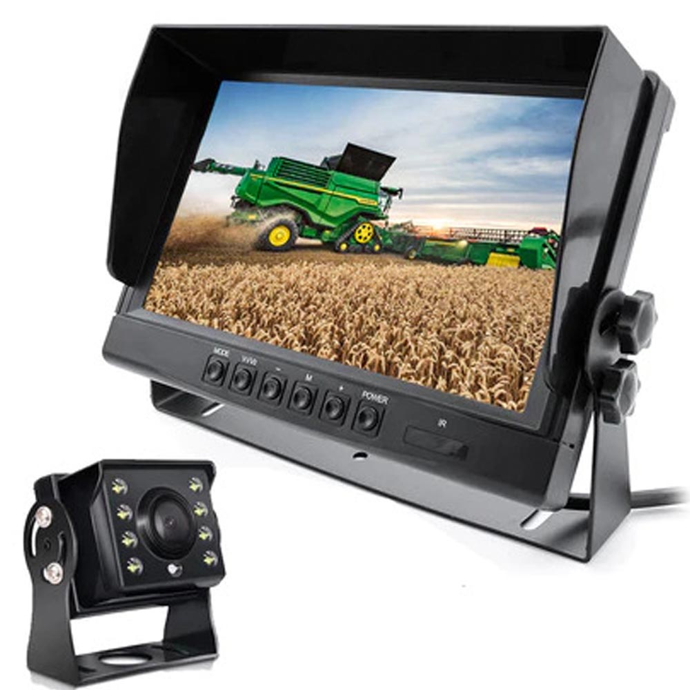 1080P Wired Backup Camera System With 9" LCD