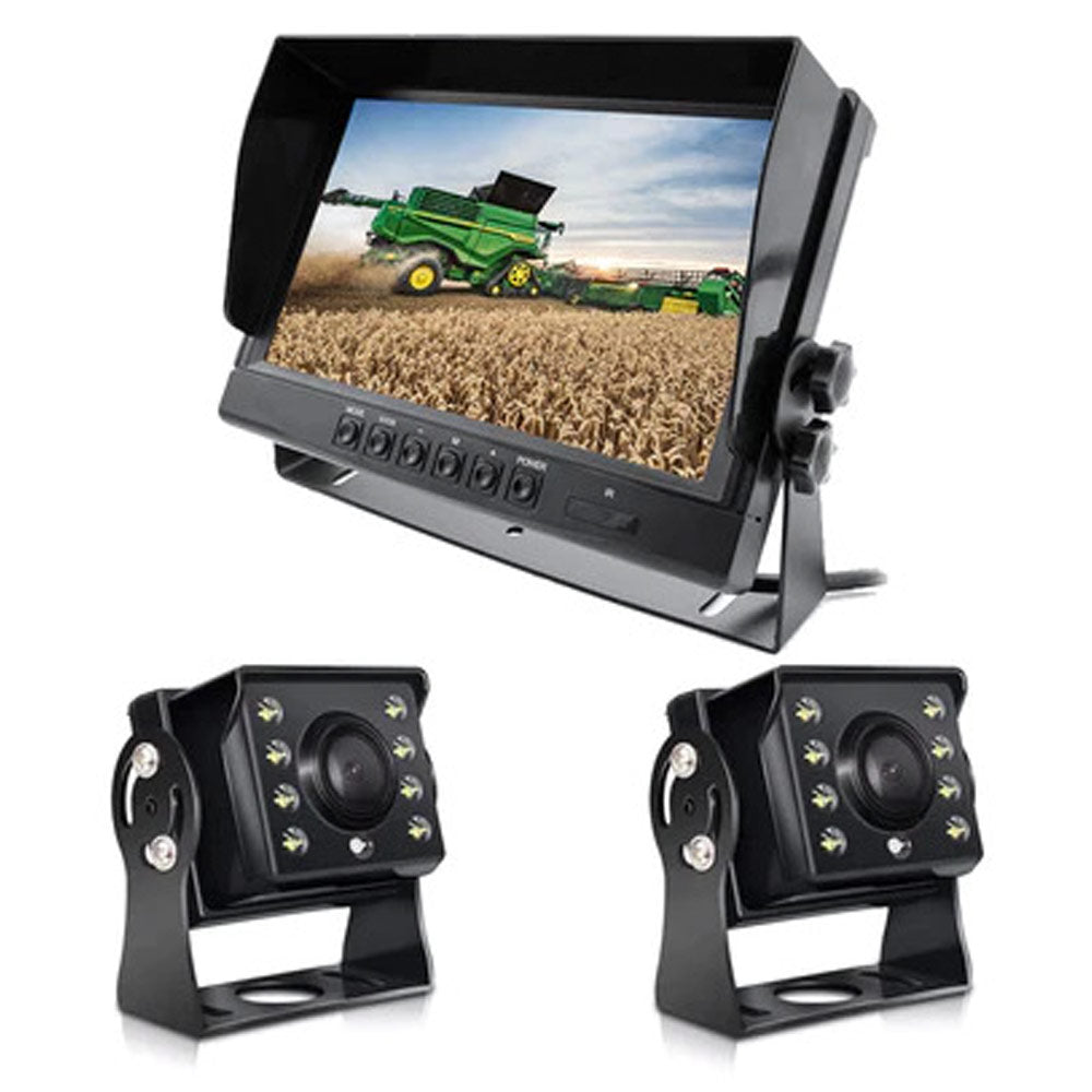 1080P Wired Backup Camera System With 9" LCD