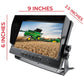 1080P Wired Backup Camera System With 9" LCD