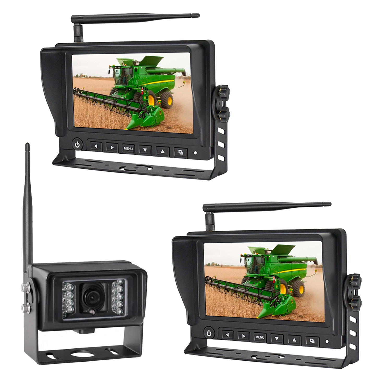 Wireless Multi LCD Screen Camera System w/ Night Vision