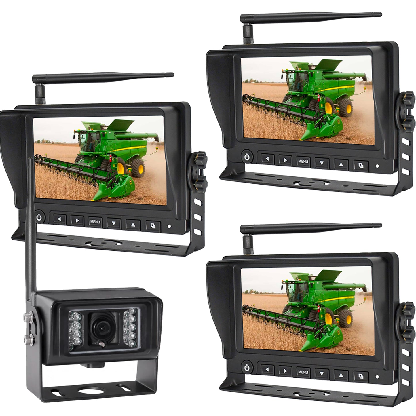 Wireless Multi LCD Screen Camera System w/ Night Vision