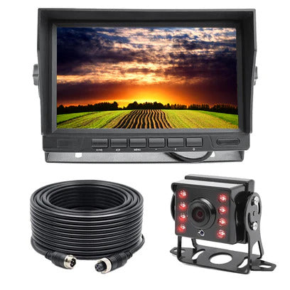 1080P Wired Backup Camera System With 7" LCD