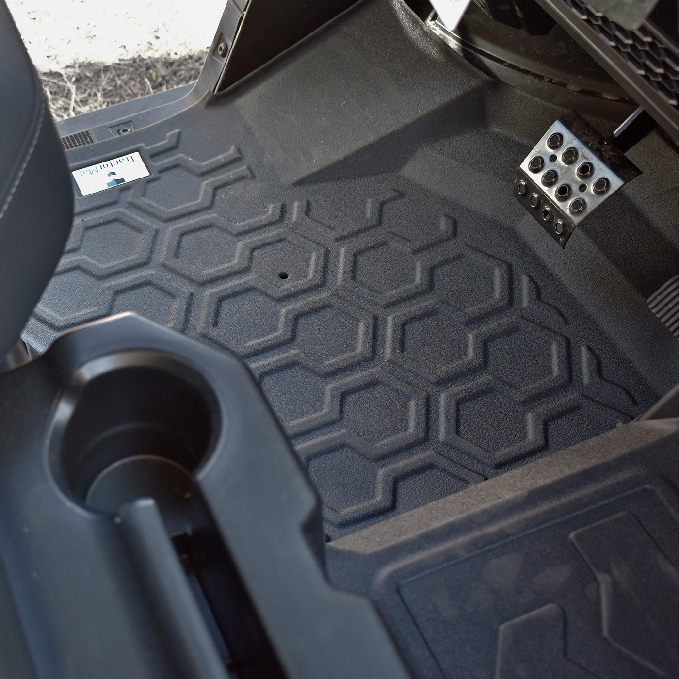 Polaris Ranger Front TractorMat Installed Close Up