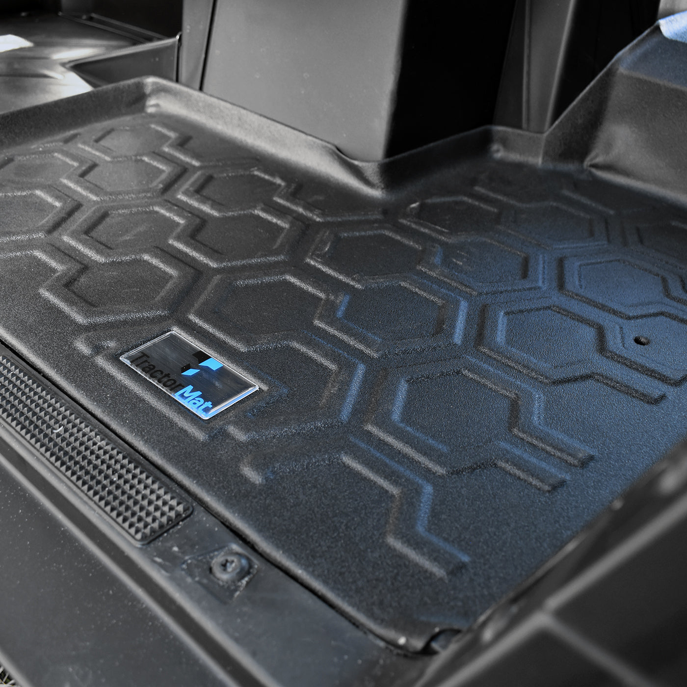 Polaris Ranger Rear TractorMat Installed