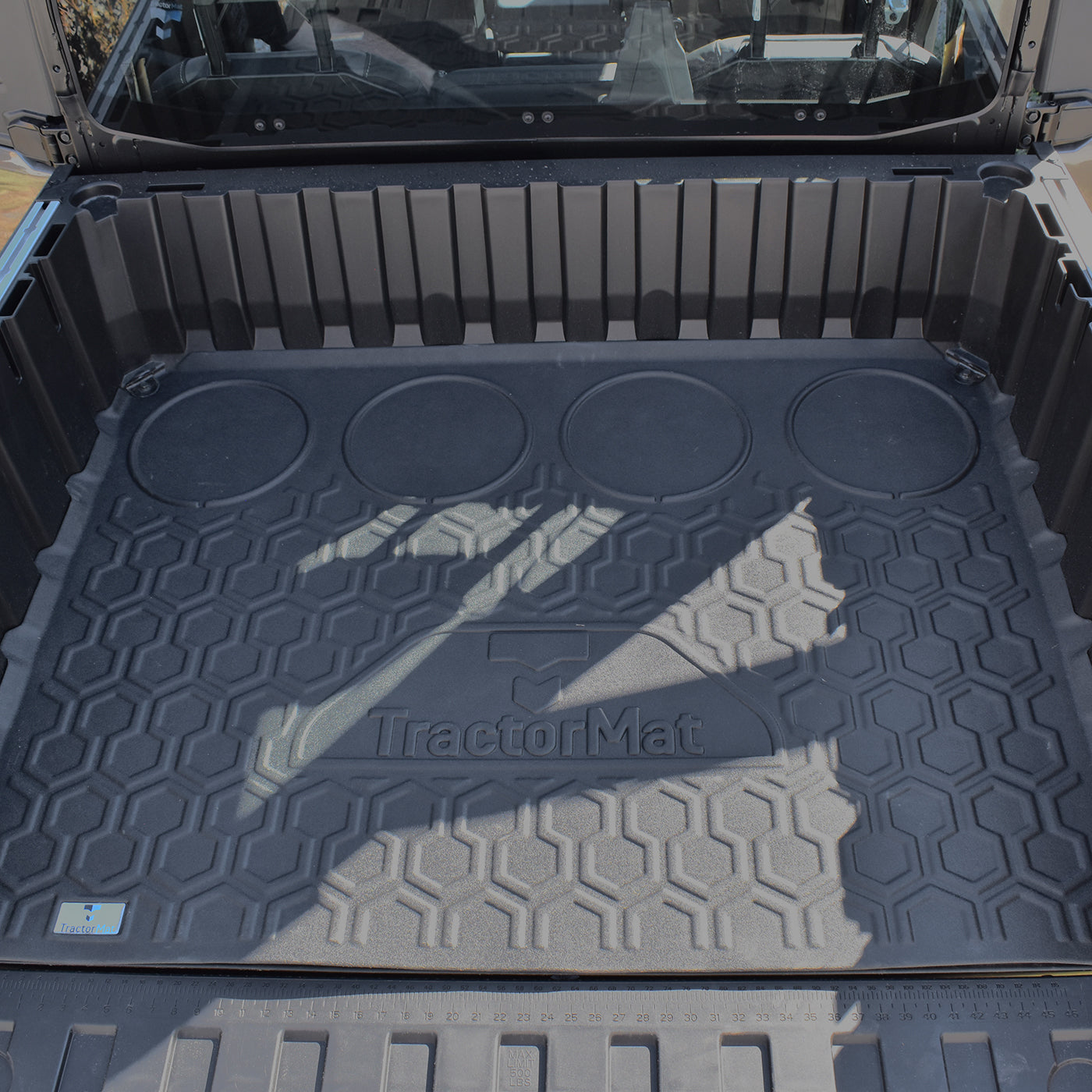Polaris Ranger Bedliner TractorMat Installed