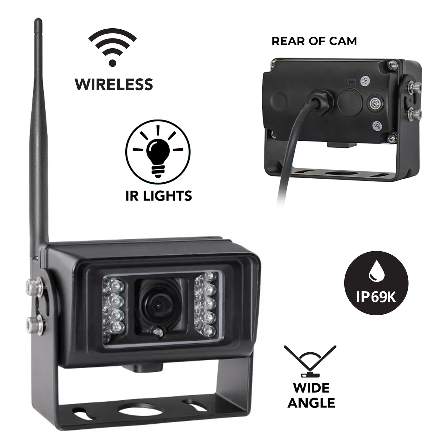 Wireless Multi LCD Screen Camera System w/ Night Vision