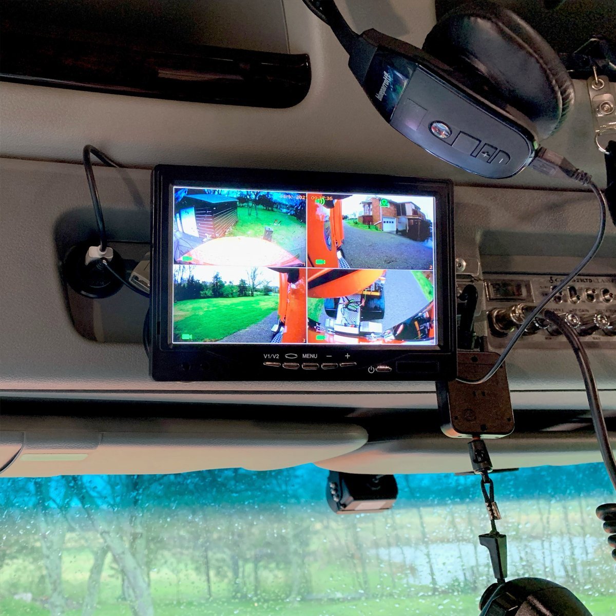 Wired DVR Camera System With 10" LCD & 2-4 Cameras