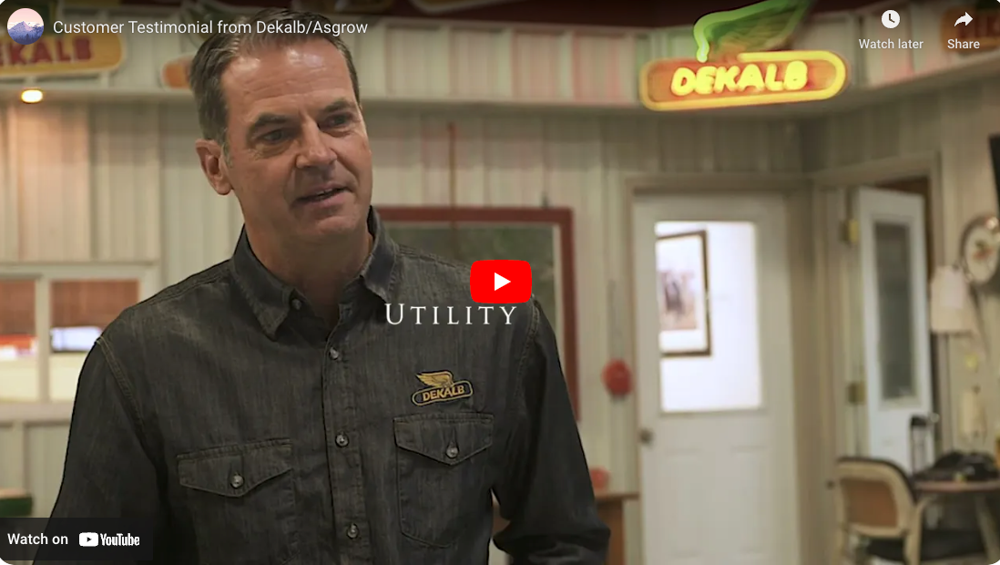 Load video: Testimonial from Dekalb/Asgrow about why they love TractorMat!
