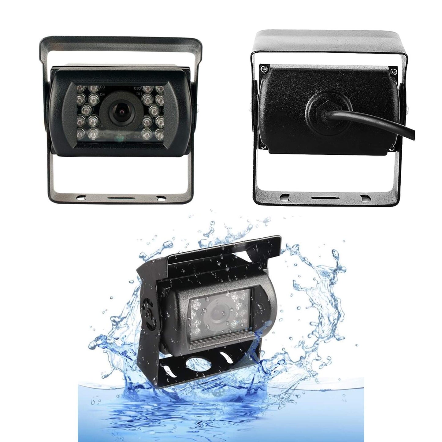Wired DVR Camera System With 10" LCD & 2-4 Cameras