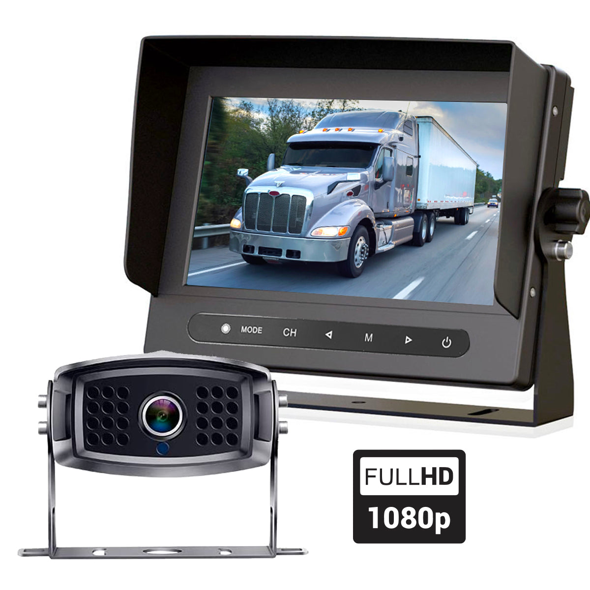 EagleEye Waterproof Wireless Backup Camera System With 7" LCD