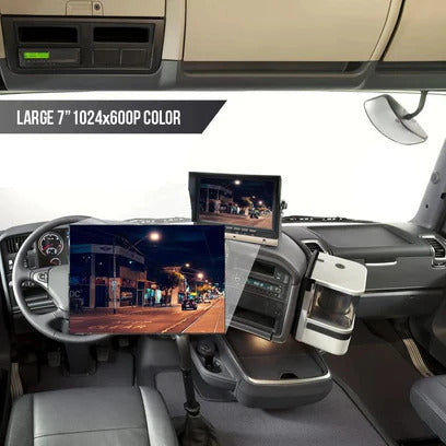 1080P Wired Backup Camera System With 7" LCD