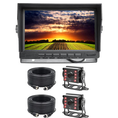 1080P Wired Backup Camera System With 7" LCD